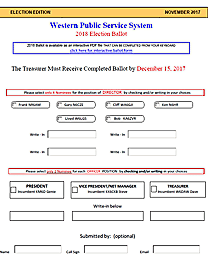 November 2017 Newsletter